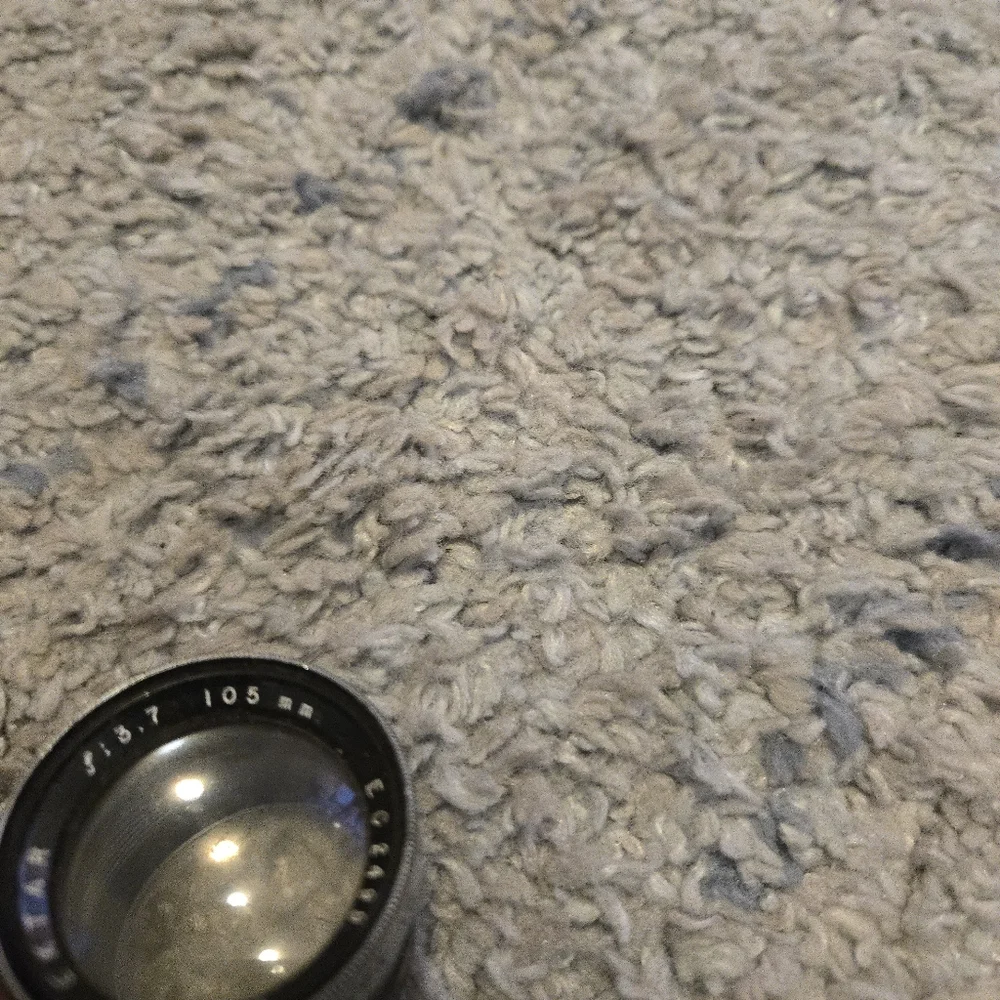 Vintage Kodak Ektar 105mm f/3.7 Lens - Rare Medium Format Glass